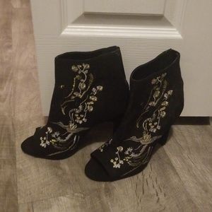 Size 7 1/2 black heels